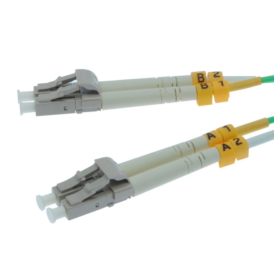 35m 115FT LC to LC OM3 10Gb Duplex 50/125 Multi Mode Optic Fiber Patch Cable - Image 3 of 3