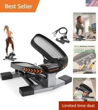 Full Body Twist Stepper with 90-Min Resistance & Easy Storage - 660 lbs Capacity