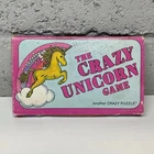 The Crazy Unicorn Game 1985 Vintage Retro Edge-Matching Square Card Tile Puzzle