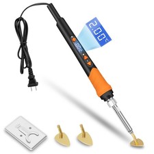Mini Iron for Crafts, 120W Small Tiny Iron for Crafts, Digital Display Adjust...