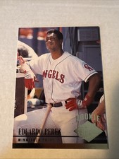 1994 Fleer Ultra Rookie Card Eduardo Perez California Angels #26