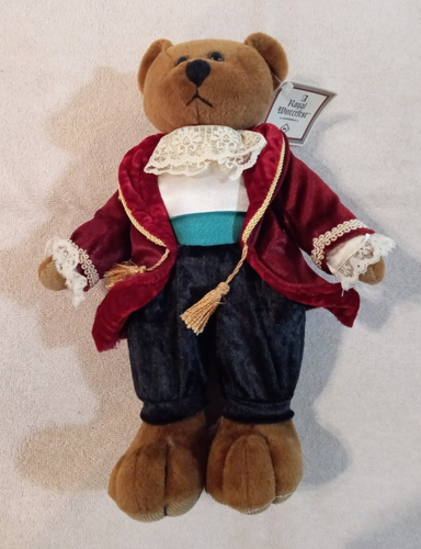 Collectible Russ Berrie Royal Winterfest 11" tall LANCELOT plush bear #4844 NWT - Picture 2 of 4