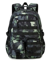 Backpack Boys School Bookbag Kids Teens Elementary Middle 18In Green 