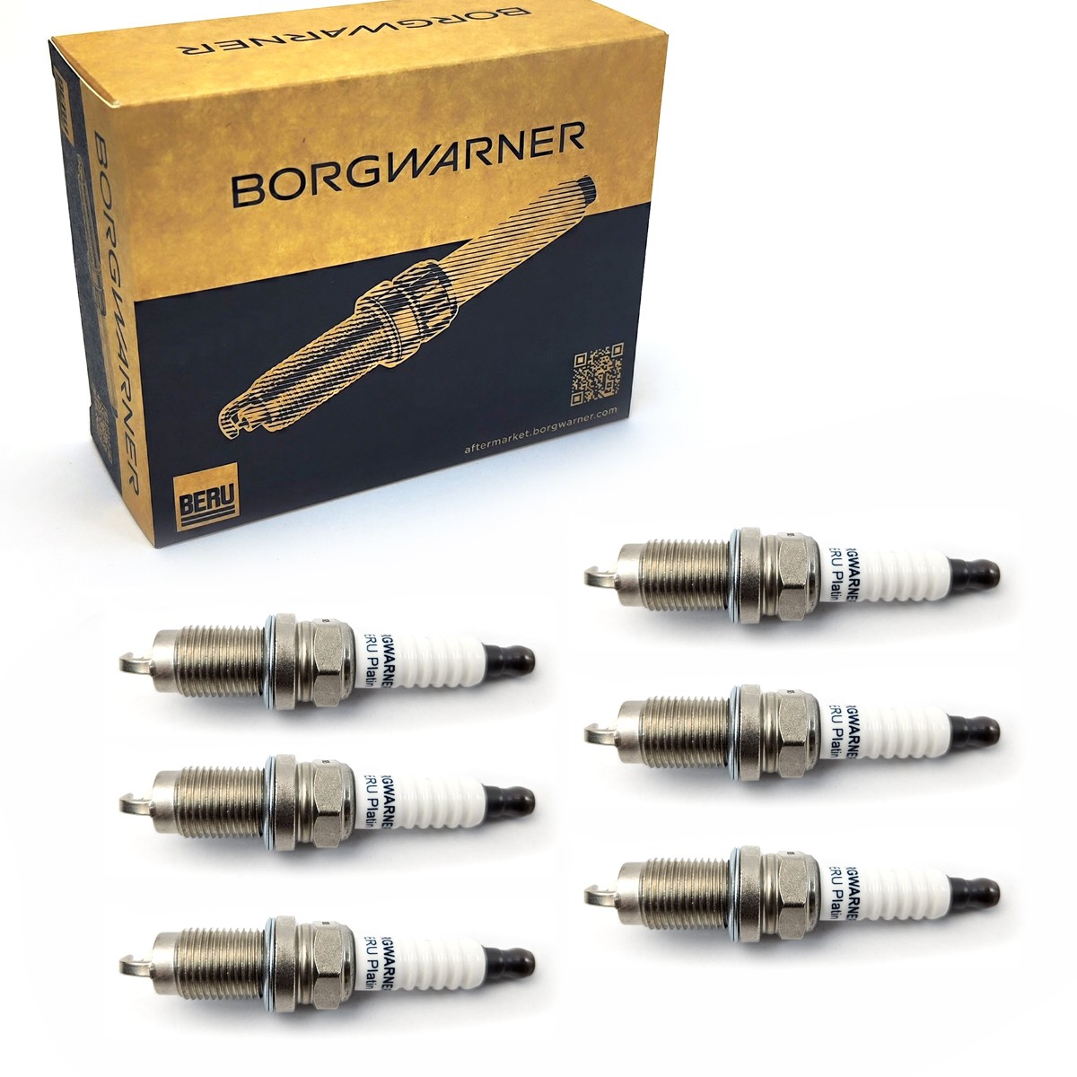 6x BERU Z176 Spark Plug for Volkswagen VW Golf Bora Passat T4 2.3 V6 VR6