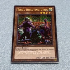 Yugioh Tribe Infecting Virus SBC2 1st Edition Secret Rare Card Lightly Played