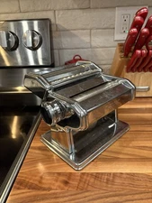 Atlas Marcato Pasta Maker + Linguine/spaghetti Attachment Made In Italy