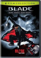 4 Film Favorites: Blade Collection (Blade / Blade II / Blade: Trinity / B - GOOD