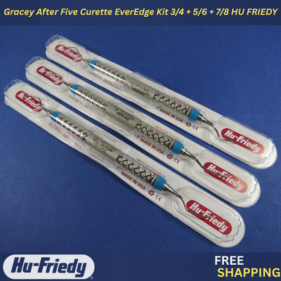 Gracey After Five Curette EverEdge Kit 3/4 + 5/6 + 7/8 HU FRIEDY