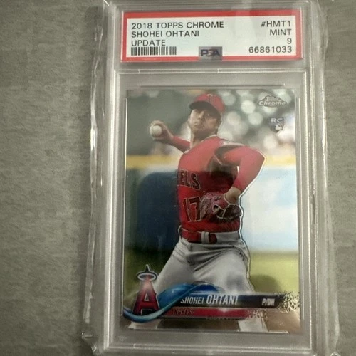 2018 Topps Chrome Update - #HMT1 Shohei Ohtani Psa 9