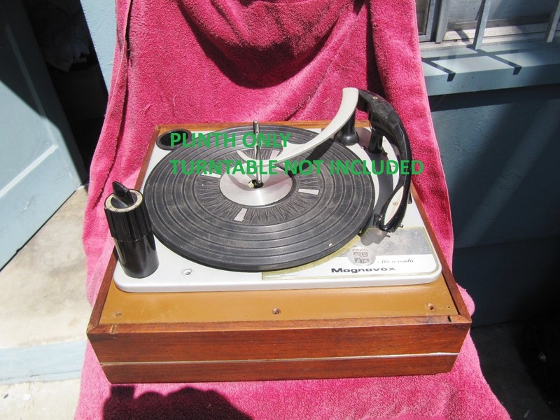 Collaro Conquest PLINTH MAGNAVOX Micromatic Imperial Turntable Base Pedestal 