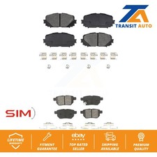 Front Rear Semi-Metallic Brake Pads Kit For Toyota Yaris KSM-100201