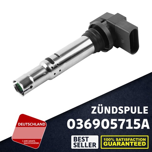 4x Original Zündspule 036905715 Für  POLO IV 9N POLO V 6R1 - Bild 1 von 5