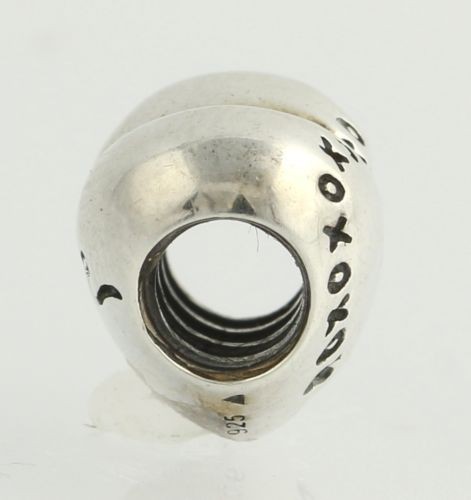 NEW Chamilia NA-43 Bead Charm - Sterling Silver With Love Bead Heart Enamel XOXO - Bild 3 von 7