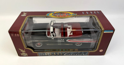Road Legends 1958 Edsel Citation Hard Top Two Door Black & Red 1:18 Die Cast NIB