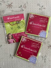 American Girl Doll Charm Necklace And Two Charms Smart And Strong - NWOT