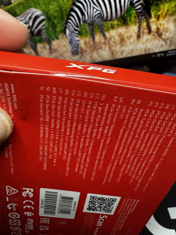 XPG Spectrix S40G 4 TB RGB M.2 NVMe SSD Solid State Drive USA NEW - Image 3 of 4