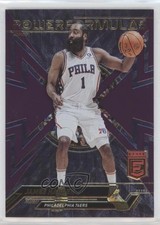 2022-23 Donruss Elite Power Formulas Purple 6/49 James Harden #3 0kr0