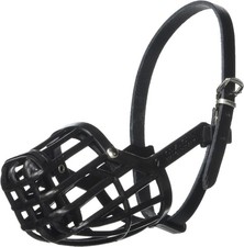 Leather Brothers Italian Basket Dog Muzzle, Adjustable Secure Fit, Comfortable D