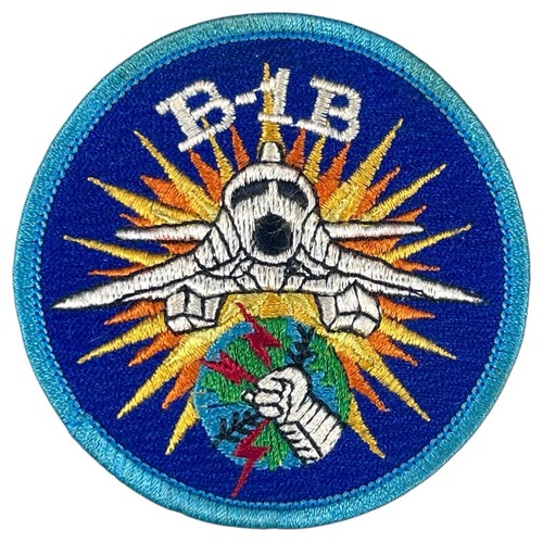 USAF United States Air Force B-1B Bomber Strategic Air Command Patch 3" x 3" - Picture 1 of 4