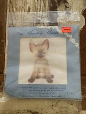 Something Special Cross Stitch Kit 262 Kitty Cat Vintage New Sealed