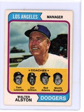 1974 O-Pee-Chee Baseball #144 Walter Alston VG-EX (JF)