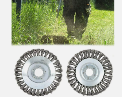 TESTINA SPAZZOLA DECESPUGLIATORE TAGLIAERBA PULIZIA PAVIMENTI 200 MM 1" 020 - Foto 12