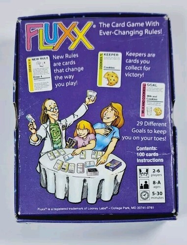 FLUXX Card Game - The Card Game With Ever-Changing Rules - 100% Complete - Picture 3 of 5
