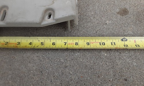 Wilbar Morada Pool Top Rail 8" Straight 19610 Resin 39 3/4" and 41 1/4" - Picture 7 of 7