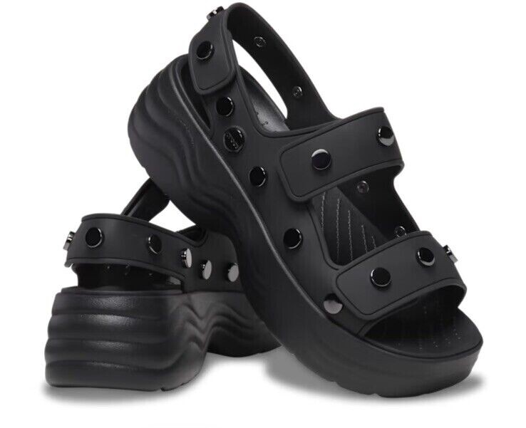 【関税込み】Classic Studded Sandals - Crocs - Synthetic - Bl Crocs Classic Studded Clog - Black | Journeys