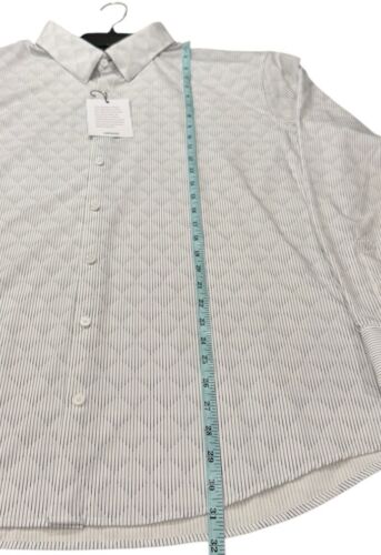 Mizzen Main Shirt Mens XXL Trim Button Up Leeward Collection No Tuck NWT - Picture 3 of 13