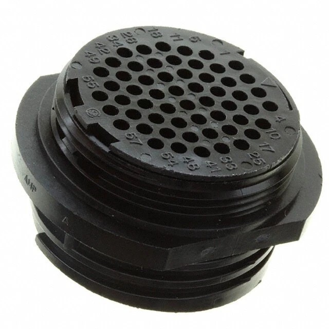 QTY (3) 57 POSITION CIRCULAR CONNECTORS SZ 23 206438-2 AMP - Image 3 of 3