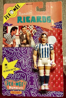 1988 Matchbox PeeWee's Playhouse -RICARDO figure New-MISP