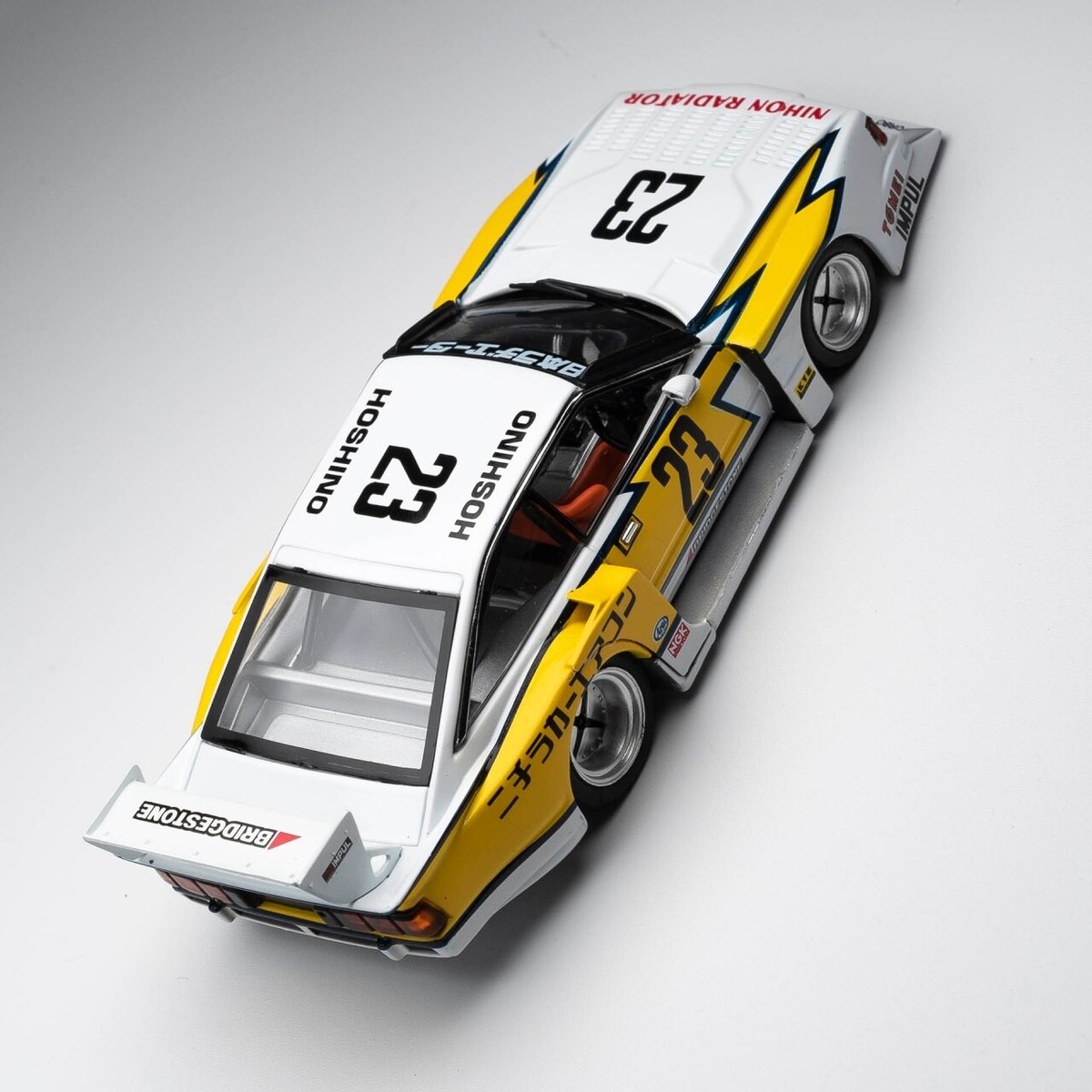 EBBRO 43747 1:43 NISSAN SILVIA TURBO SUPER SILHOUETTE 1982 #23 DIE