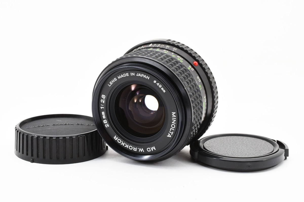 MINT】Minolta MD W.Rokkor 28mm f/2.8 Wide Angle MF Lens From