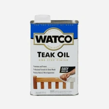 Watco Rust-Oleum TEAK OIL Finish 1 qt. Transparent Oil-Based Mahogany A67141 NEW