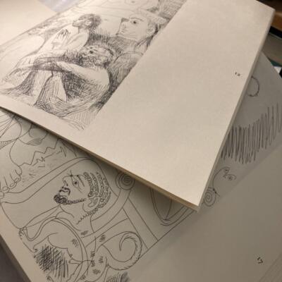 Pablo Picasso PiCASSO 347 Portfolio Copper Plate Print Art Book