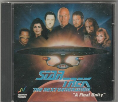 Star Trek The Next Generation ''A Final Unity'' CD-Rom by Spectrum HoloByte