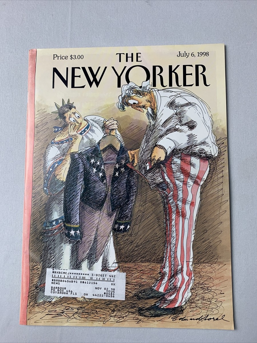 The New Yorker Magazine July 1998 - Monica Lewinsky, Oleg Filatov