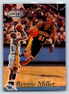 Reggie Label Reggie Miller 1999-00 Topps Gold Label Class 1 Black Label Indiana ...