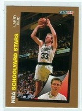 1992-93 Fleer #256 -  Larry Bird - HOF - Boston Celtics - Pregame Preparation