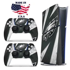Philadelphia Eagles PS5 Console & Controller Vinyl Skin Wrap Decal Set