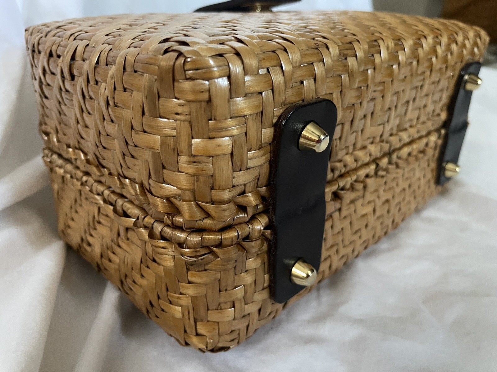 Vintage Kate Spade Italian Wicker Handbag image 8