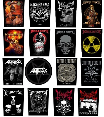 OFFICIAL BACK PATCH - MACHINE HEAD megadeth ANTHRAX dimmu borgir IMMORTAL mayhem