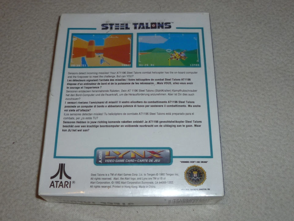 BRAND NEW IN BOX FACTORY SEALED ATARI LYNX VIDEO GAME STEEL TALONS - Image 2 of 4