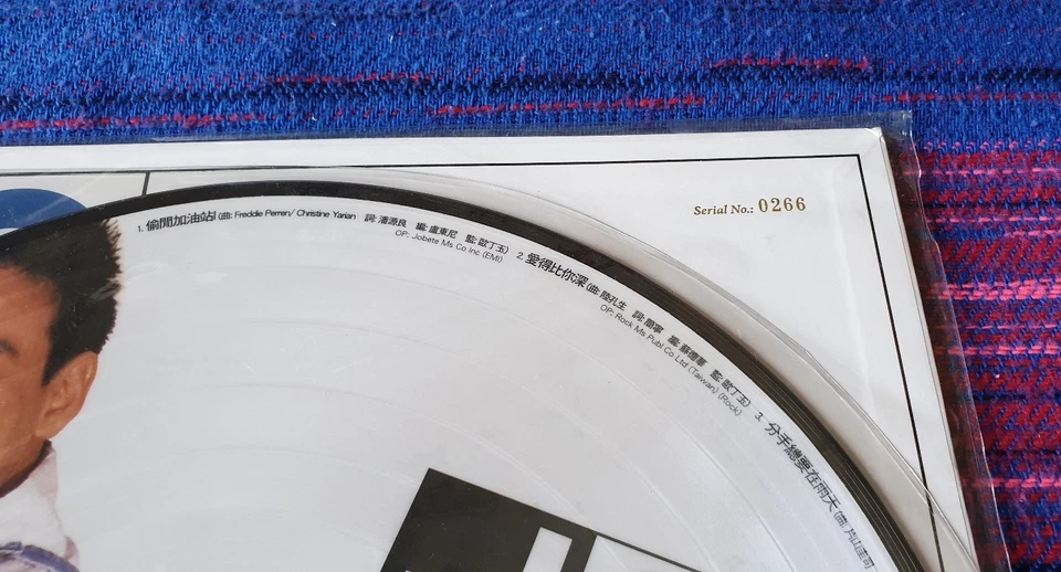 Jacky Cheung ( 張學友 ) ~ 真情流露 ( Picture Disc ) ( Hong Kong Press ) Lp - Image 2 of 4