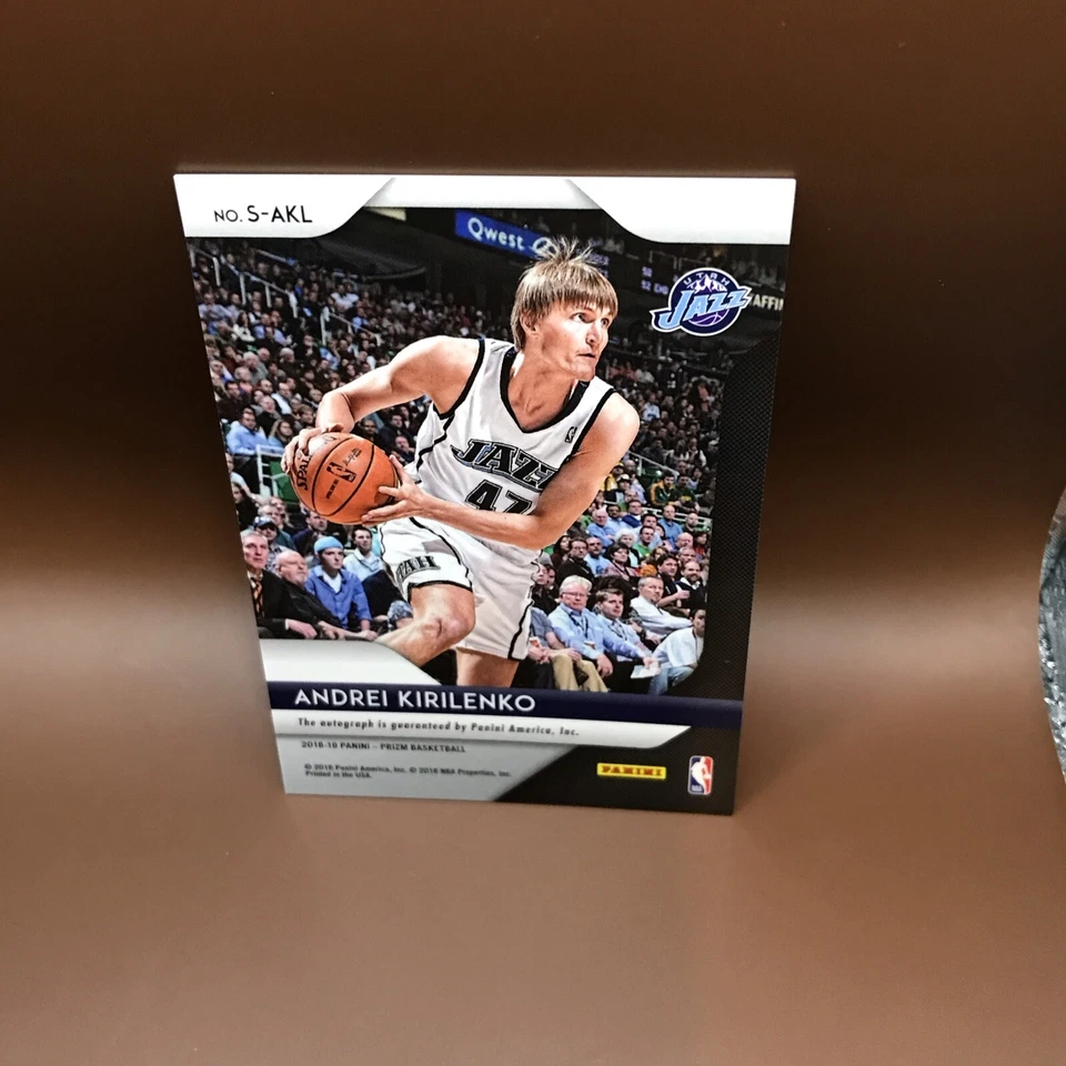 2018-19 Panini Prizm Andrei Kirilenko Prizm Auto Autograph #S-AKL Jazz - Image 2 of 2