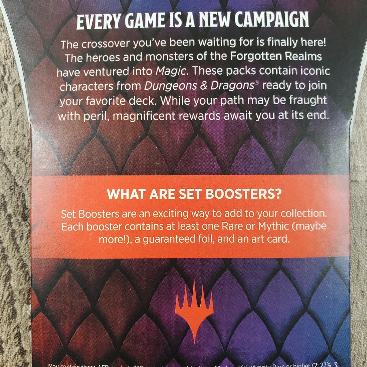 Magic The Gathering Dungeons & Dragons Forgotten Realms 12 Card