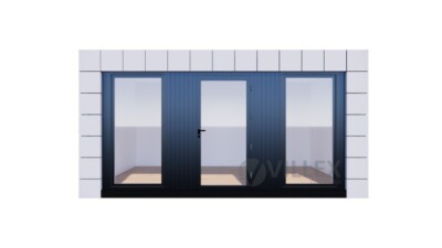 Bürocontainer - 5,0 m x 3,0 m Container Villex - mit Elektrik Ausstattung   NEU!