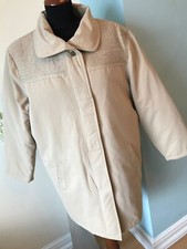 NEW With Tags ASTRAKA Ladies Coat Size M Pit2Pit 24 Sand Excellent Condition