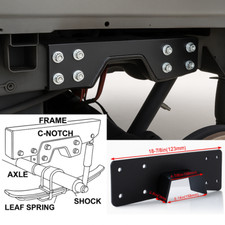 Pair Rear Axle Lowering C-notch Kit For Chevy Silverado Gmc Sierra 1500 1999-06